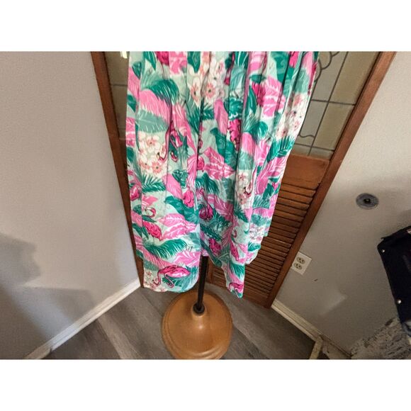 Betty Page Sugar Beat Flamingo Dress Rockabilly Vixen Pin Up Size 6 NWT - Picture 8 of 13